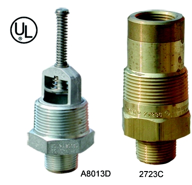 Excess Flow Valves for Liquid or Vapor Withdrawal